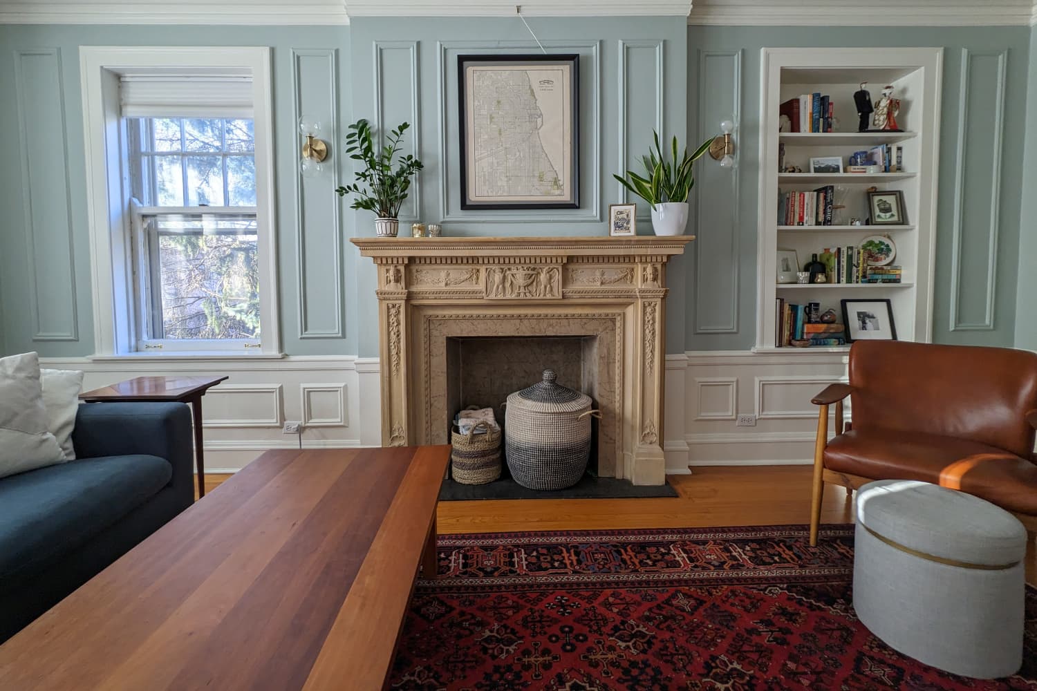 View of This Condo's Ornate Fireplace and Chunky Moldings Are a Must-See ...